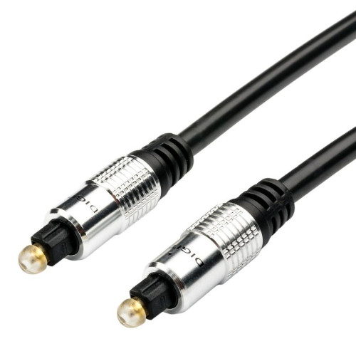 Кабель оптический 1.8 м Atcom Audio TOSLINK черный (AT0703)