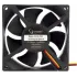 Кулер корпус 80x80x25 Gembird S8025H-3P4M 3 pin/4pin Molex