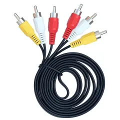 Кабель 3 RCA - 3 RCA 1 м СИГНАЛ 3774