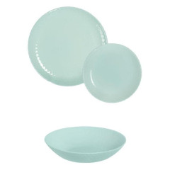 Набор столовый LUMINARC Pampille Turquoise, стеклокерамика, 18 пр. (Q6154)