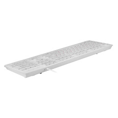 Клавиатура Oklick 505M белый USB (*7)