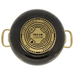 Кастрюля Daniks Черный мрамор, эмаль, индукция, 2.5 л (Y4-8967)(484347)