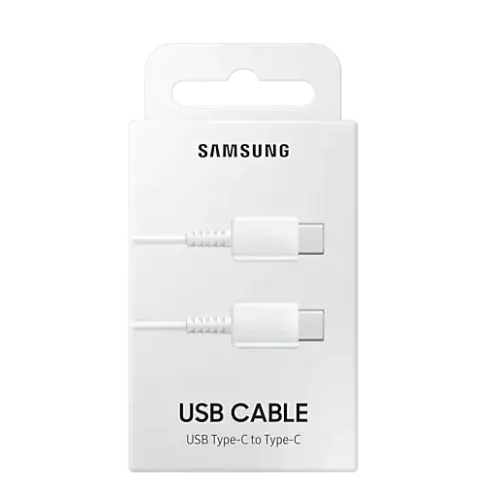 Кабель USB 3.0 Type C - Type C 1 м SAMSUNG EP-DA705BWRGRU белый