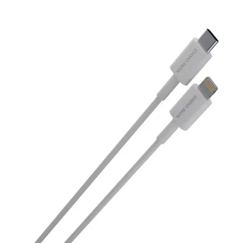Кабель USB 3.0 Type C - 8pin 2 м More choice K71Si (White)