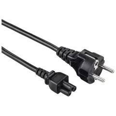 Кабель питания ноутбук - вилка 0.75 м Hama H-78481