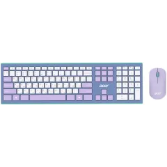Клавиатура + Мышь Acer OCC200 фиолетовый/зеленый