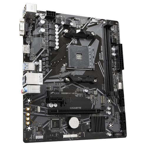М/П SOC-AM4 Gigabyte A520M K V2 Soc-AM4 AMD A520 2xDDR4 mATX