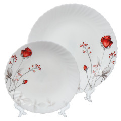 Набор столовый Daniks, Вероника, стеклокерамика, 18 пр. (448955)