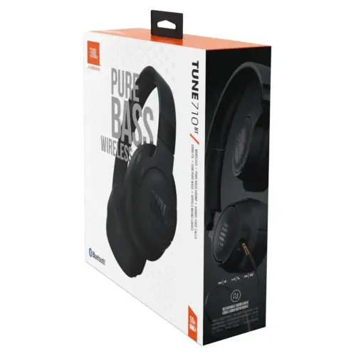 Гарнитура Bluetooth JBL TUNE 710 BT - черный