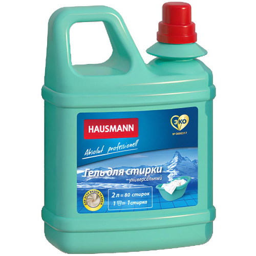 Гель для стирки HAUSMANN HM-CH-02 001 универсальный 2л.