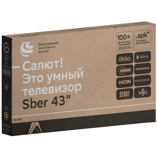 TV LCD 43" SBER SDX 43U4010B SMART
