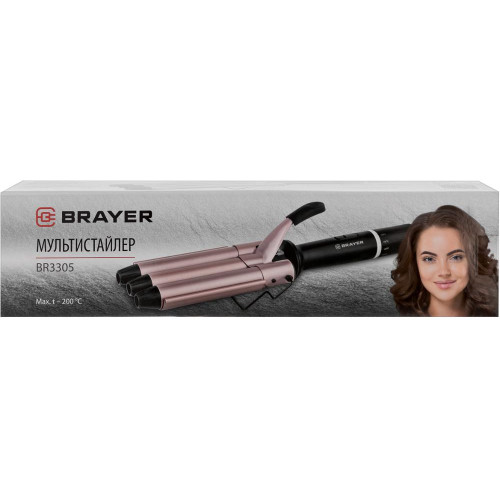 Щипцы BRAYER BR3305 (тройные) (25 мм)