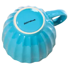 Кружка 430 мл., керамика, Доляна «Ноэми», голубой (3714647)