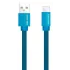 Кабель USB 2.0 A вилка - Type C 1 м More choice K20a нейлон 2.1A синий