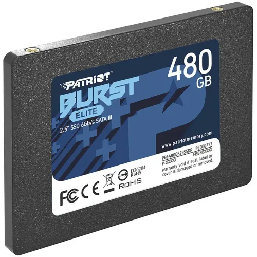 SSD 2,5" SATA 480Gb Patriot PBE480GS25SSDR