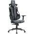 Кресло Cactus CS-CHR-DUO-GYBK серый/черный 