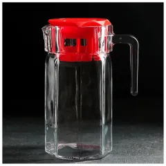 Кувшин стекло Pasabahce, Kosem, с крышкой, 1,25л (43414B)(00160)(11485)