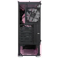 Корпус 1STPLAYER DK-3 ATX LED (DK-3-PK-3G6) розовый