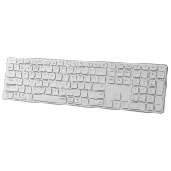 Клавиатура Rapoo E9800M DARK WHITE  белый USB беспроводная BT