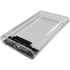 Внешний корпус AgeStar 3UB2P6C SATA III USB3.0 пластик прозрачный