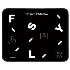 Коврик для мыши A4 FStyler FP25 Мини черный/белый