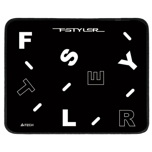 Коврик для мыши A4 FStyler FP25 Мини черный/белый