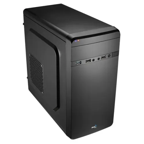 Корпус Aerocool Qs-180 черный w/o PSU mATX 1x80mm 2xUSB2.0 1xUSB3.0 audio