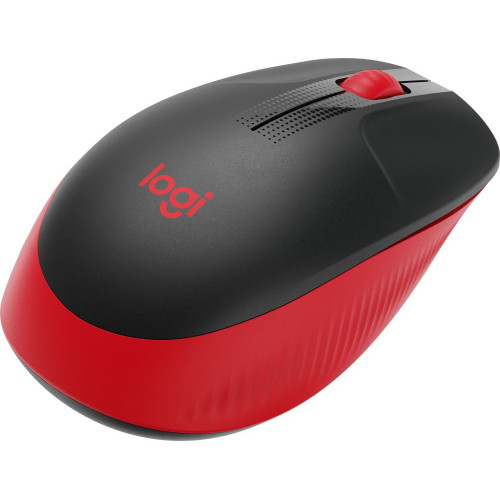 Мышь Logitech M190 красный/черный