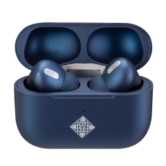 Гарнитура Bluetooth TELEFUNKEN TF-1102B темно-синий металлик