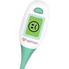 Термометр медицинский электронный детский SERTSA DMT-4726, белый/зеленый