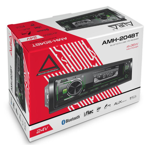 Автомагнитола-FLASH AURA AMH-204BT