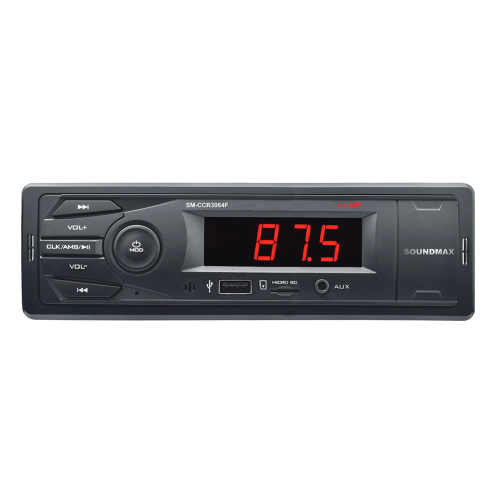 Автомагнитола-FLASH SOUNDMAX SM-CCR3064F черный