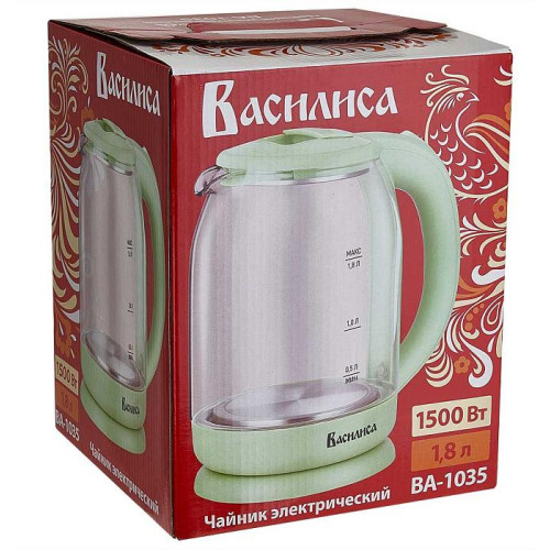 Чайник ВАСИЛИСА ВА-1035 зеленый