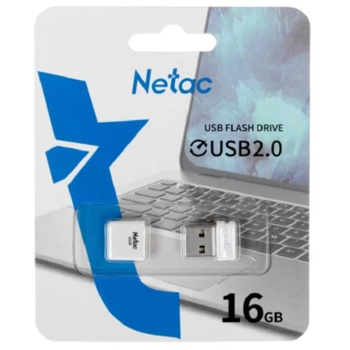 Карта USB2.0 16 GB NETAC NT03U116N-016G-20WH