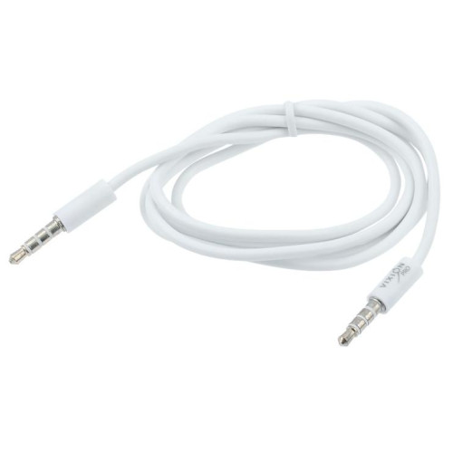 Кабель Jack вилка - Jack вилка 1 м Vixion VX-43 PRO белый