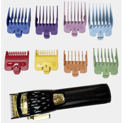 Машинка для стрижки PRO MOZER MZ-9855 , подставкой, черно - золотая (акб/сет)