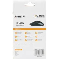Мышь A4 OP-720S черный 