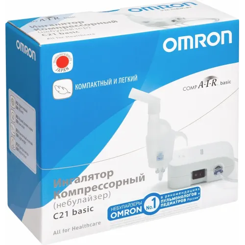 Ингалятор Omron C21 Basic NE-C803-RU компрессорный (100024696876)