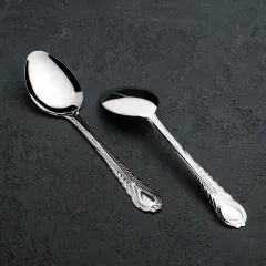 Ложка столовая, набор, «Камея», нерж., h=18 см, 12 пр.(3602649)