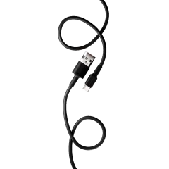 Кабель USB 2.0 A вилка - Type C 1 м More choice K24a (Black)