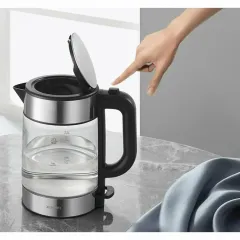 Чайник эл. XIAOMI Electric Glass Kettle, подсветка, стекло/нерж.