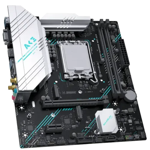 М/П SOC-1700 Maxsun MS-B760M GAMING WIFI ACE D4 B760 2xDDR4 1xPCIEx16 1xPCIEx1 2xM.2