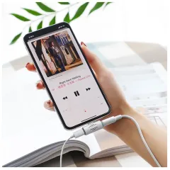 Переходник 8pin (m) - 2X8pin (f) Borofone BV6 белый