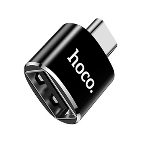 Переходник Type-C to USB Hoco UA5 черный