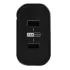 СЗУ OLMIO 2.4A Smart IC + кабель Type-C двухпортовое черное