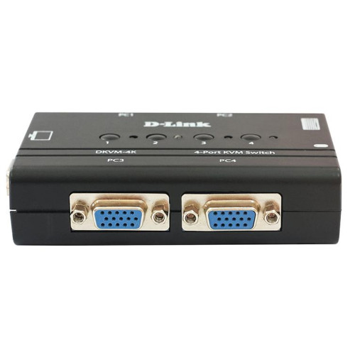 Коммутатор KVM 4-х портовый D-Link DKVM-4K PS/2