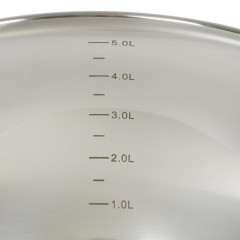 Кастрюля Daniks Модерн, нерж., индукция, серый, 6.5 л. (SD-24N)