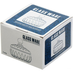 Сахарница стекло СПЕКТР Лотос, графит, Y4-5379, 10.7х10.7 см. (411853)