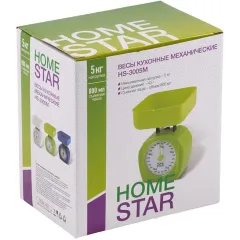 Весы кухонные механические HOMESTAR HS-3005М синий
