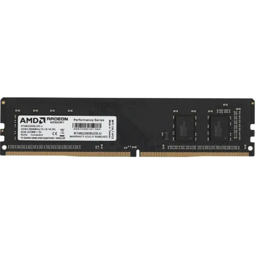 Память DDR4 8192Mb 2666Hz AMD R748G2606U2S-U Radeon R7 Performance Series RTL PC4-21300